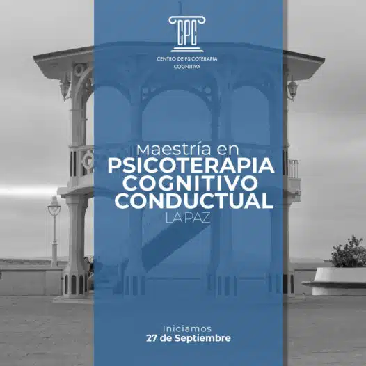 Maestría en Psicoterapia Cognitivo Conductual en La Paz
